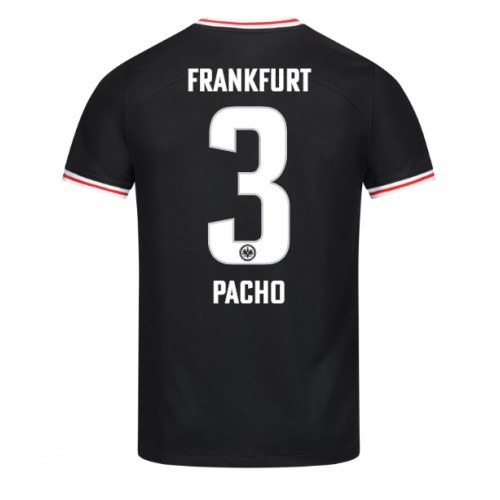 Eintracht Frankfurt Willian Pacho #3 Gostujuci Dres 2023-24 Kratak Rukav